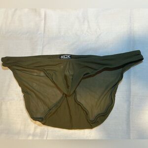 Medium sheer black McK men undies